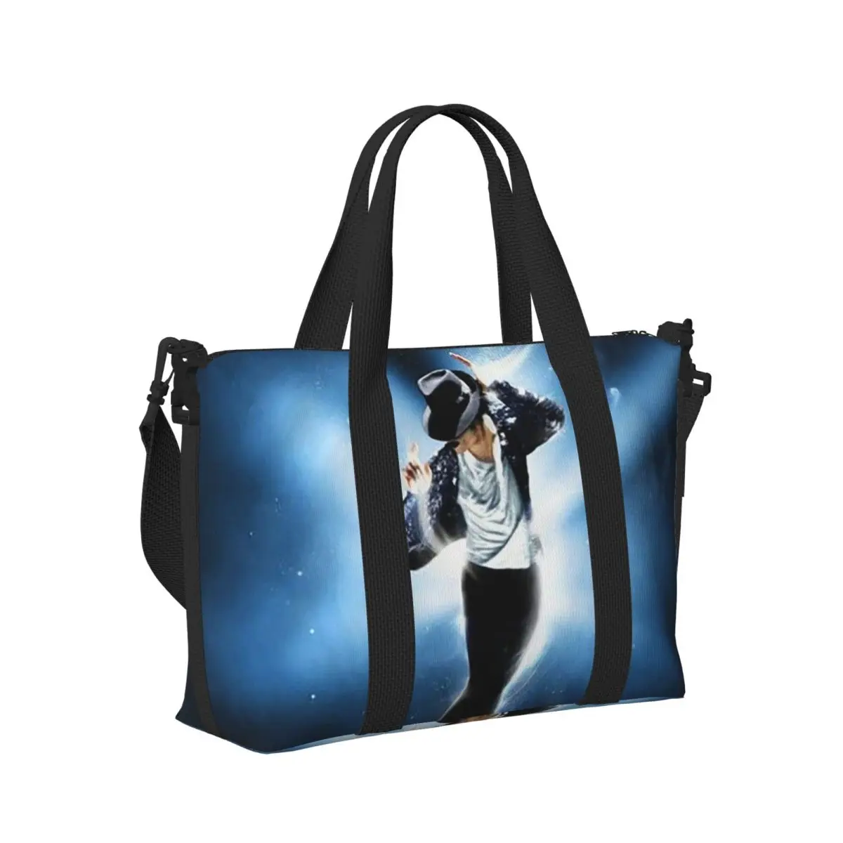Michael Jackson Musicians Singers Dancers Beach Travel Bag Large Capacity Tote Bags for Sport Women Shopping Duffle Shoulder Bag Bags cb5feb1b7314637725a2e7: 1|2|3