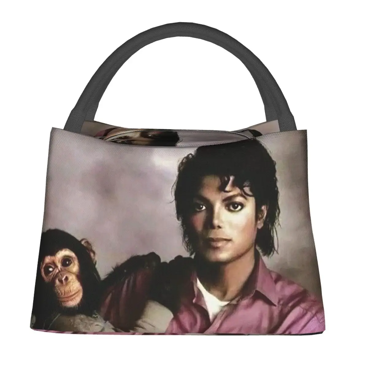 Michael Jackson Insulated Lunch Bag for Women Kids Portable Food Boxes Thermal Lunch Box Tote Bags 6f6cb72d544962fa333e2e: One Size