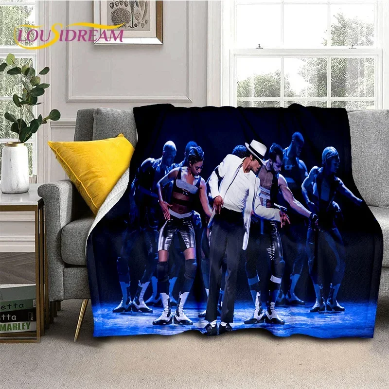 MJ King of Pop Michael Jackson Soft Flannel Blanket for Beds Bedroom Sofa Picnic,Throw Blanket for Cover Outdoors Leisure Gift Bedroom 6f6cb72d544962fa333e2e: 100x130CM40x50inch|150x100CM40x60inch|150x125CM50x60inch|150x180CM60x72inch|150x200CM60x80inch|150x220CM60x88inch|75x90CM30x35inch
