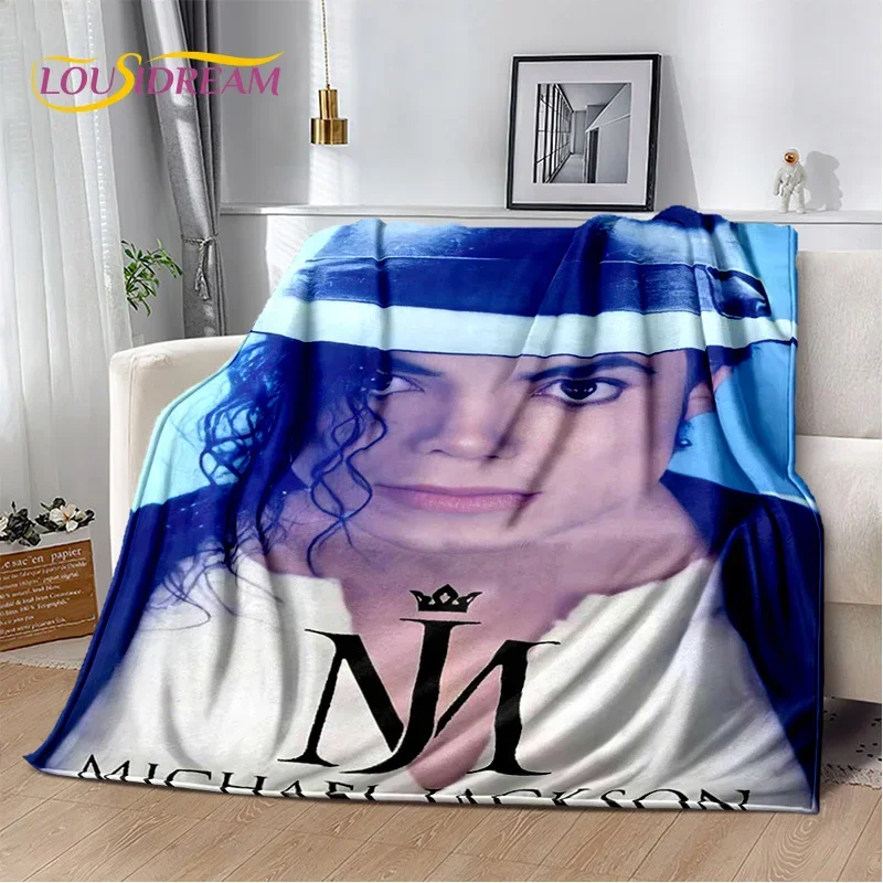 MJ Michael Jackson King of Pop D Soft Plush Throw Blanket Flannel Blanket for Living Room Bedroom Bed Sofa Picnic Kids Bedroom 6f6cb72d544962fa333e2e: 40x50inch 100x125cm|50x60inch 125x150cm|60x80inch 150x200cm