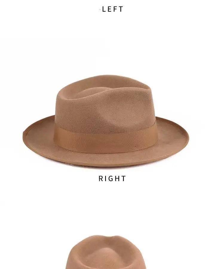 Woolen British Retro Jazz Hat | Michael Jackson Style | Men's & Women's Fedora | Streetwear Sun Protection