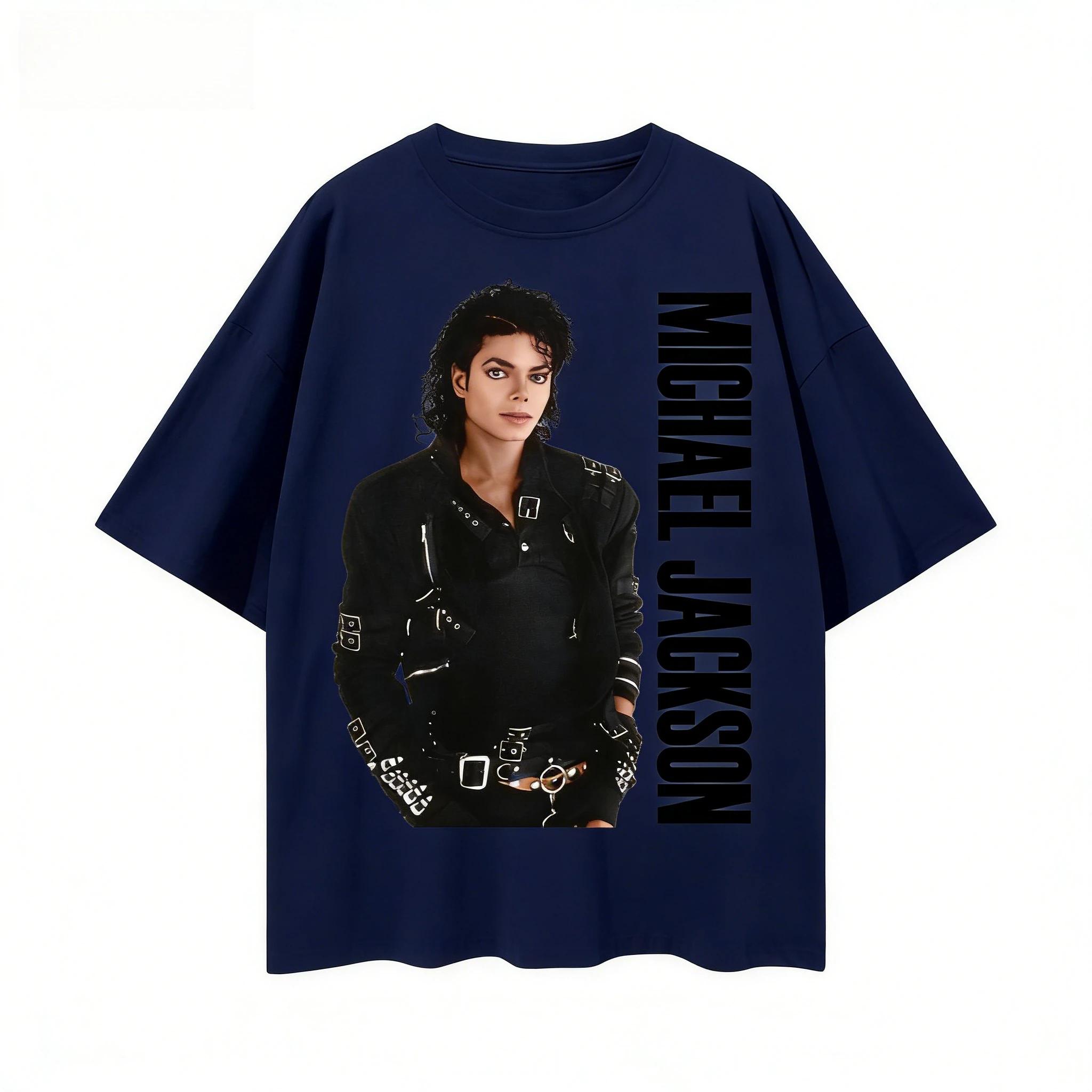 Michael Jackson Bad Graphic T-Shirt - Los Angeles Blue Headband - Snoop Dogg 90s Graphic Comfortable Breathable T-Shirt