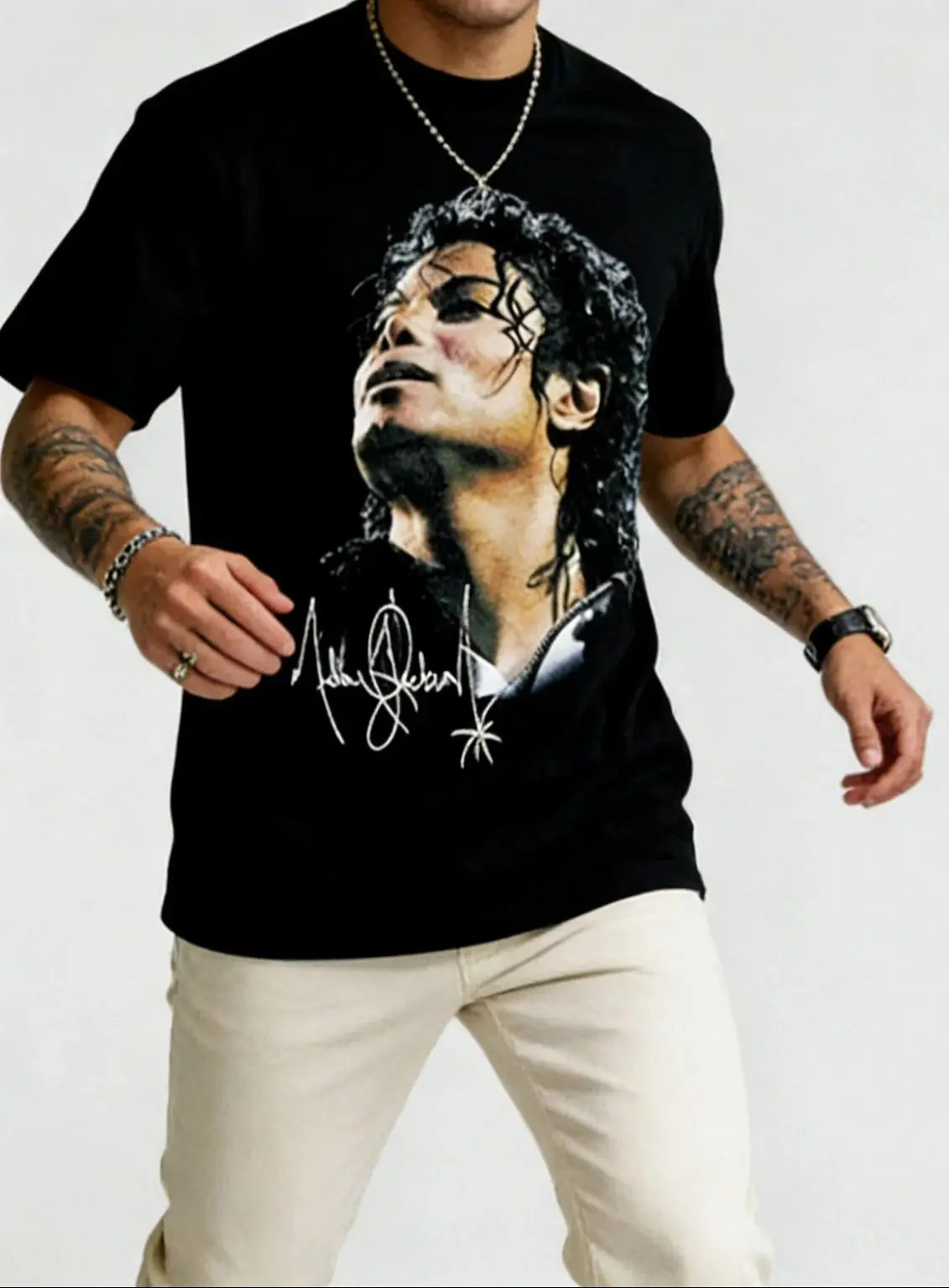 Michael Jackson MJ the King of Rock Retro Short Sleeve Men Women Summer Tshirt Kid Adults Children Parent Child Cotton T Shirt Men’s Clothing cb5feb1b7314637725a2e7: Cotton Tshirt-JCS|Cotton Tshirt-JCS|Cotton Tshirt-JCS|Cotton Tshirt-JCS|Cotton Tshirt-JCS