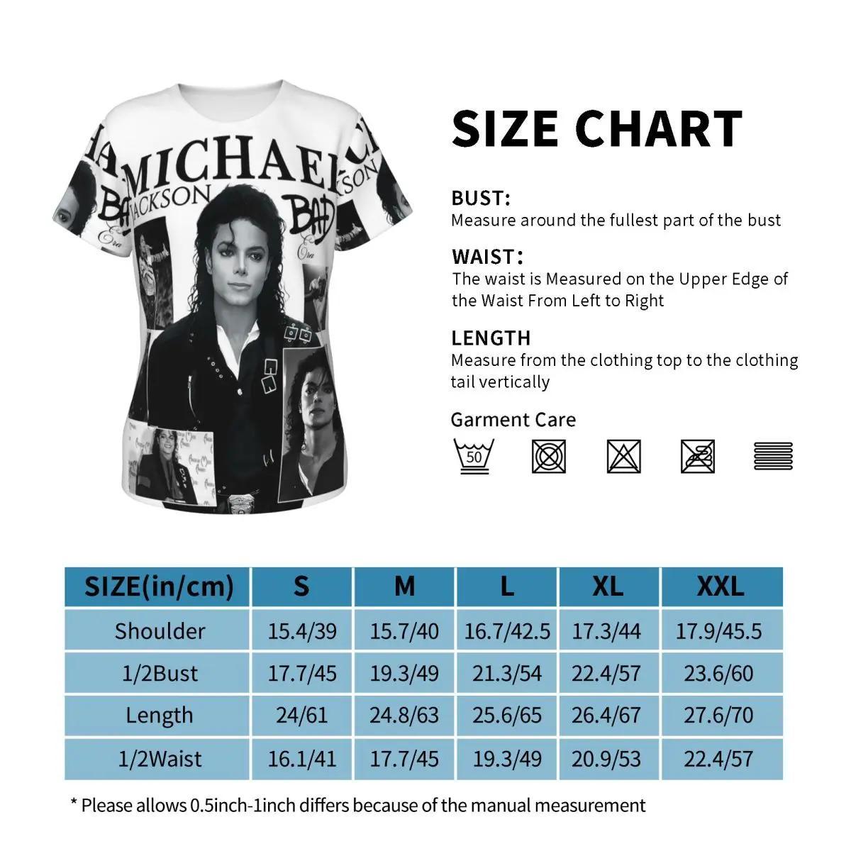 Michael Jackson T-Shirt Women Short Sleeve Women’s Clothing 6f6cb72d544962fa333e2e: L|M|S|XL|XXL