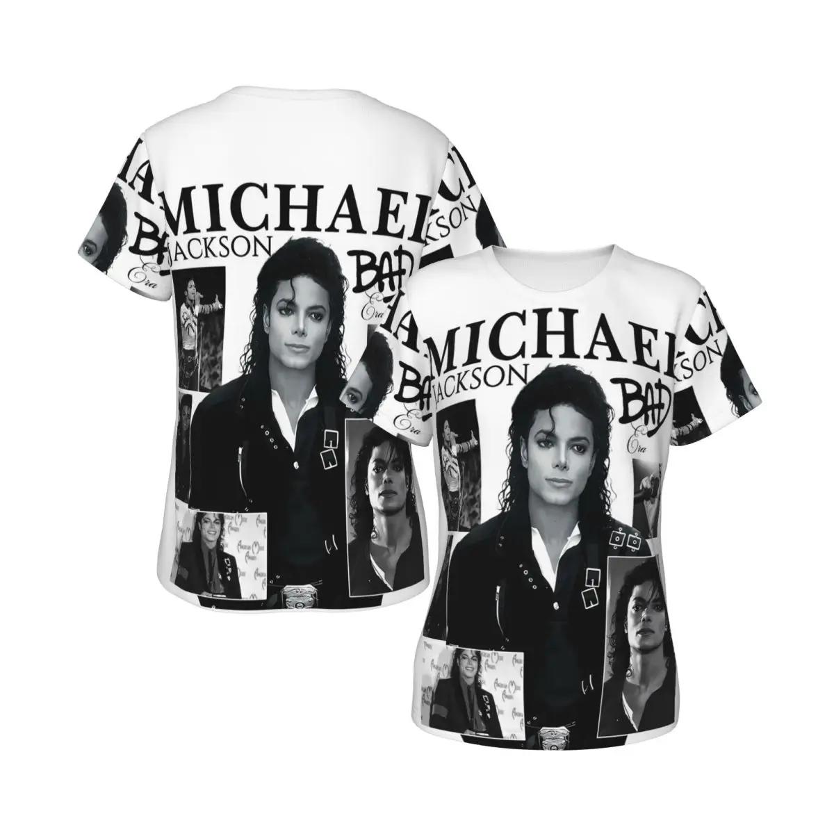 Michael Jackson T-Shirt Women Short Sleeve Women’s Clothing 6f6cb72d544962fa333e2e: L|M|S|XL|XXL