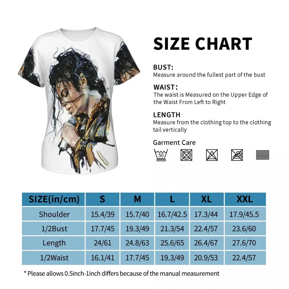 Michael Jackson T-Shirt Women Short Sleeve Women’s Clothing 6f6cb72d544962fa333e2e: L|M|S|XL|XXL