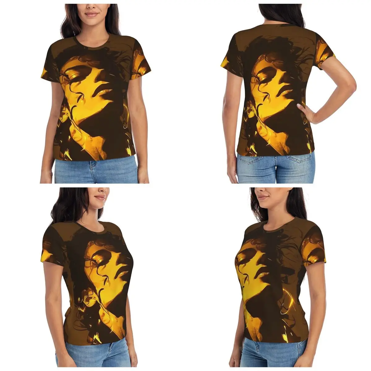 The King Of Pop Michael Jackson T-Shirt Women Short Sleeve T Shirts Round Neck Clothing Cotton Summer Tees Streetwear Women’s Clothing 6f6cb72d544962fa333e2e: L|M|S|XL|XXL