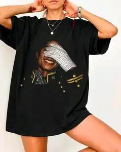 2026 New Spring Summer Women’s MJ Michael Jackson Printed Neutral O-Neck Short Sleeve Women’s Fashion Hip Hop T-shirt Fan Gift Women’s Clothing 6f6cb72d544962fa333e2e: L|M|S|XL|XXL|XXXL