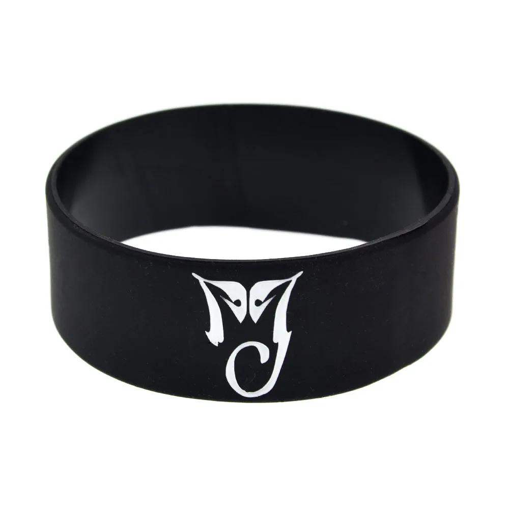 MJ Silicone Bracelet Jewellery Men Women 8d255f28538fbae46aeae7: 01 one pcs|02 one pcs