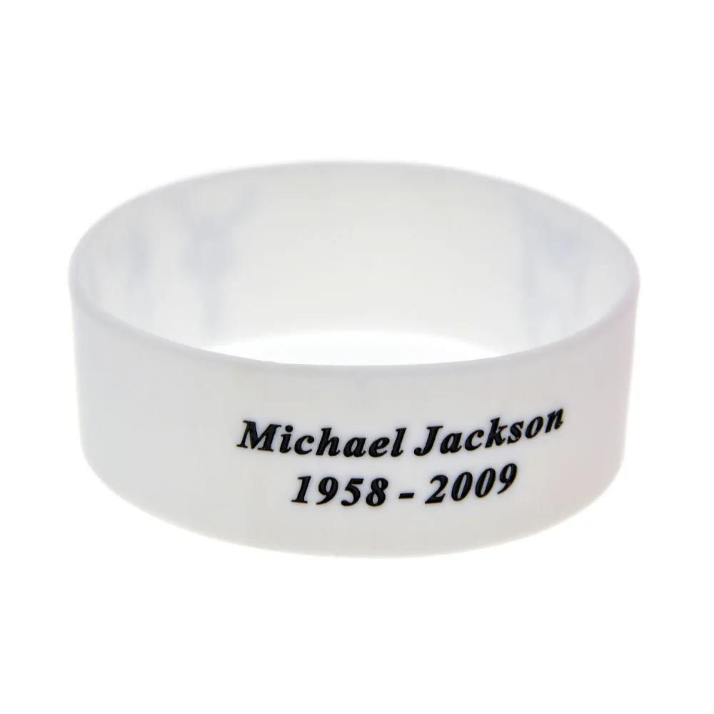 MJ Silicone Bracelet Jewellery Men Women 8d255f28538fbae46aeae7: 01 one pcs|02 one pcs