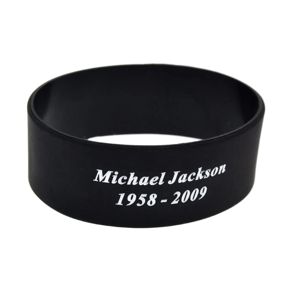 MJ Silicone Bracelet Jewellery Men Women 8d255f28538fbae46aeae7: 01 one pcs|02 one pcs