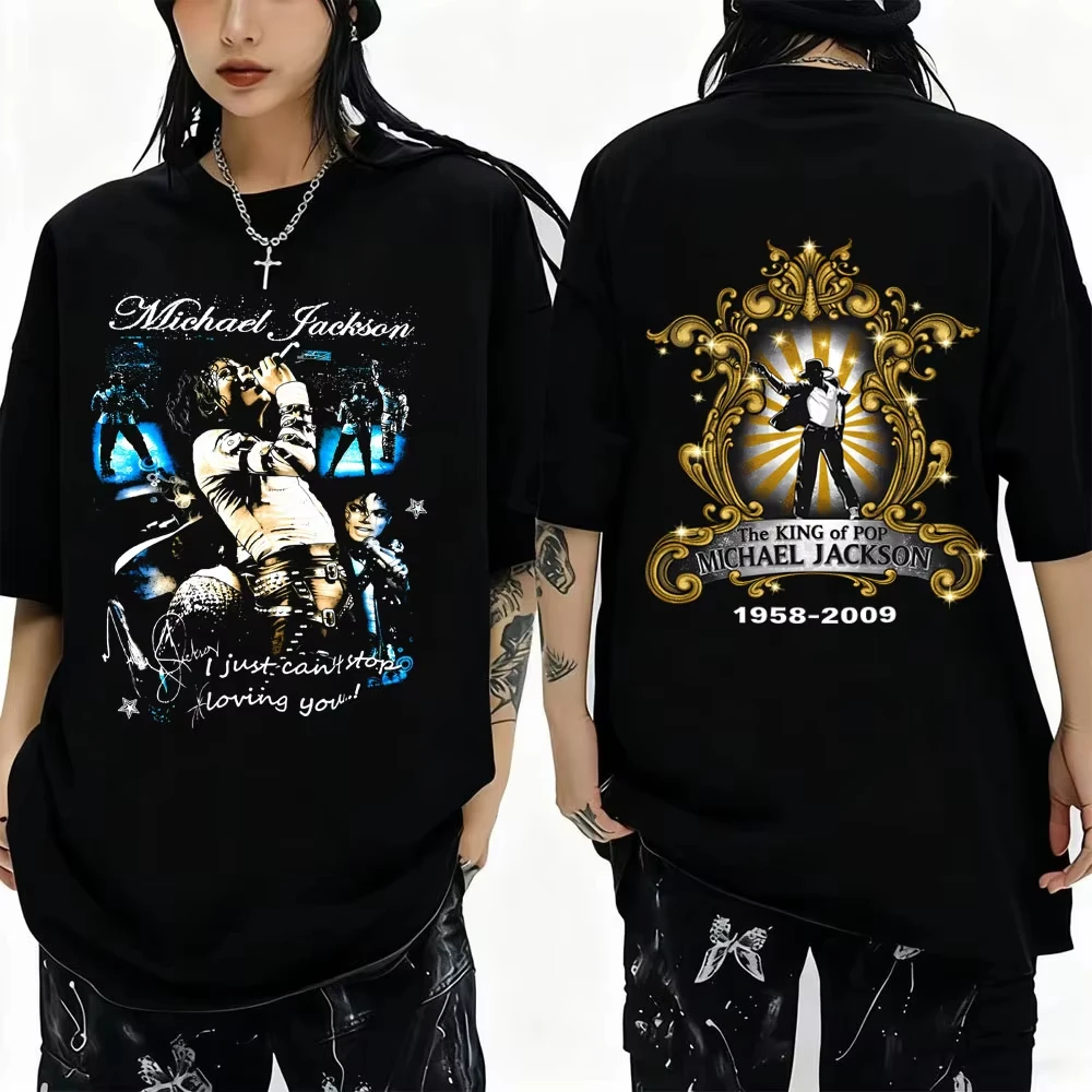 The King of Pop Michael Jackson Graphic Print T-shirts Men Women Fashion Vintage Gothic Rock T Shirt Male Punk Oversized T-shirt Women’s Clothing 6f6cb72d544962fa333e2e: L|M|S|XL|XXL|XXXL