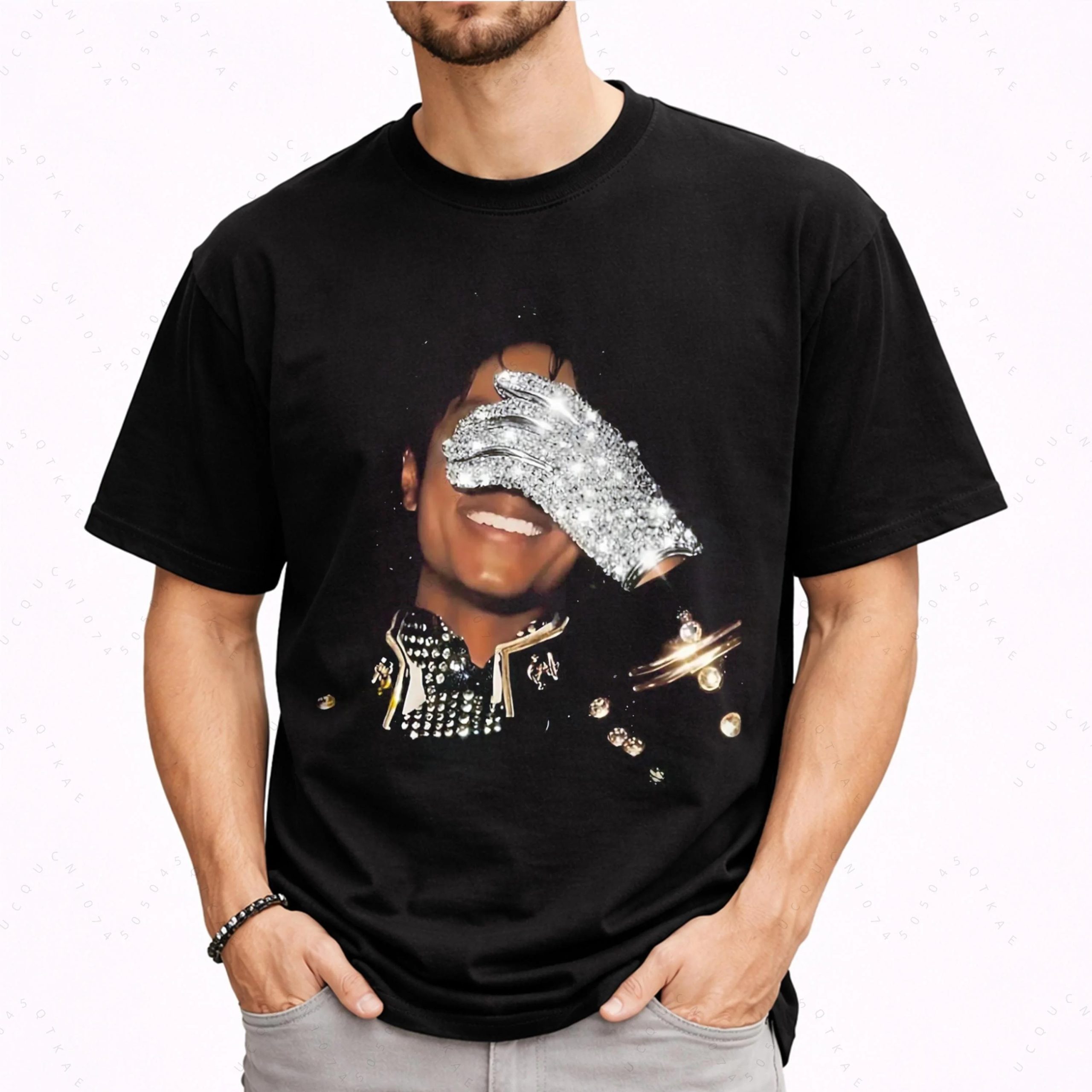 2026 Summer Men Mj Michael Printed Cotton Neutral O-Neck Short Sleeve Children's Men's Women's Fashion Hip Hop T-Shirt Fan Gift